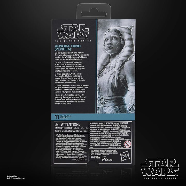Star Wars seria neagră Ahsoka Tano (Peridea), Ahsoka figurină de acțiune de colecționat, 15 cm