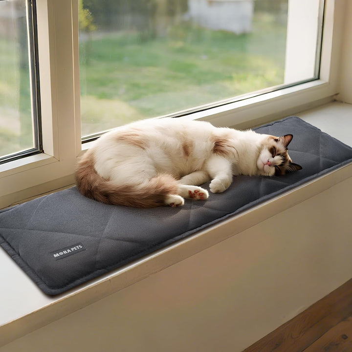 Pătură autoîncălzitoare Mora Pets pentru pisici, Pătură încălzitoare pentru pisici, Pătură ultra-călduroasă autoîncălzitoare pentru pisici fără electricitate, Covoraș încălzitor lavabil, Gros și moale, Dimensiune: 61 x 46 cm