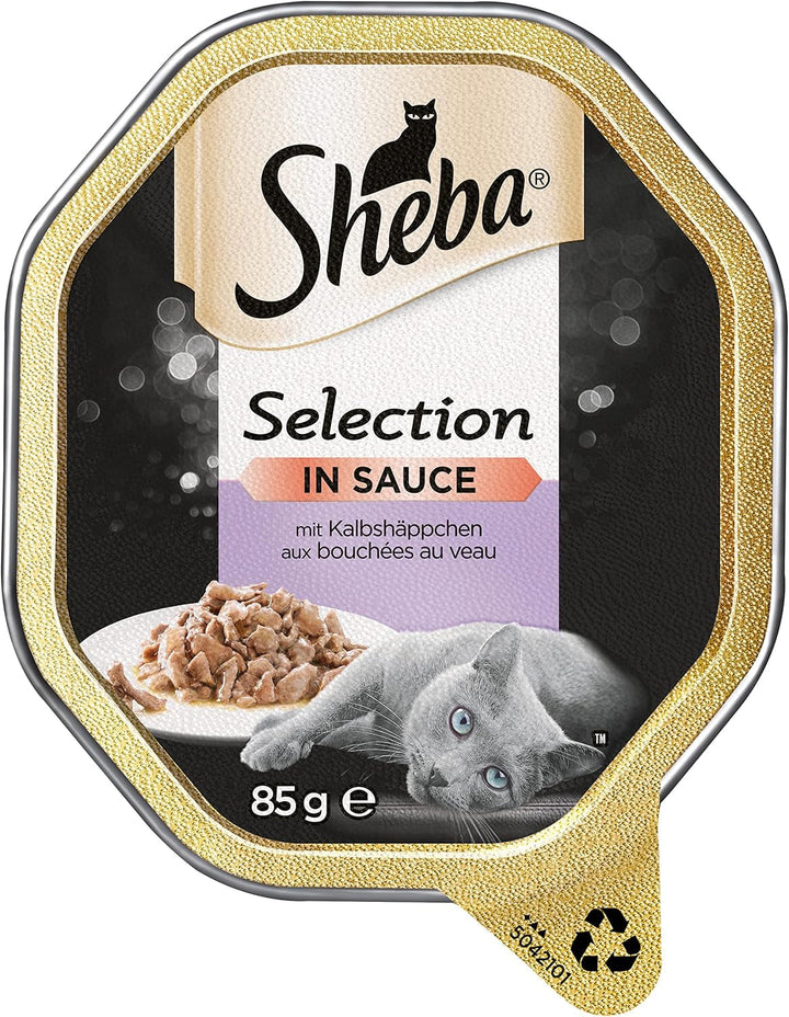 SHEBA Bowl Hrană umedă pentru pisici Selecție în sos Mușcături cu pui 2 X 11 X 85G
