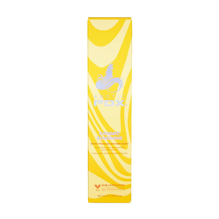 100% vegan și fără cruzime Vibrant Semi Permanent Hair Colour Dye - Purple AF 165 ml e Vopsea pentru par Naty Shop Soare cosmic