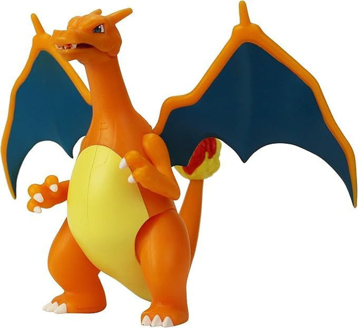 Pokémon PKW0368 - Battle Feature Figure - Glurak, figură mobilă oficială, 11,5 cm