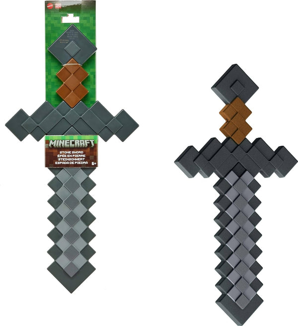 Colecția de accesorii pentru jucării Mattel Minecraft Battle în design pixelat pentru jocuri de rol (stiluri diferite), JCV19, [Multicolor]
