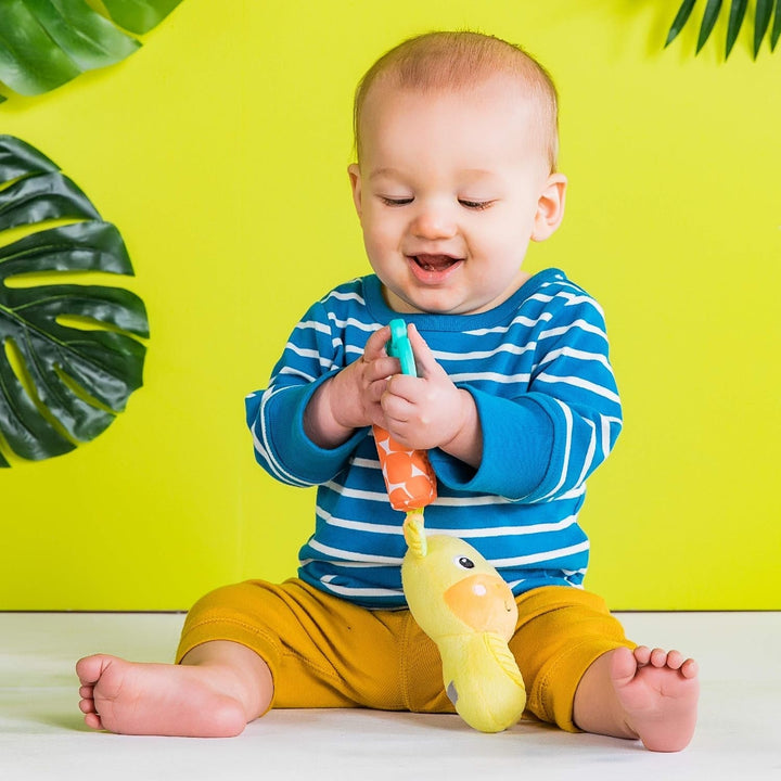 Bright Starts, jucărie pentru mers, girafă Jucarii Bebe Naty Shop