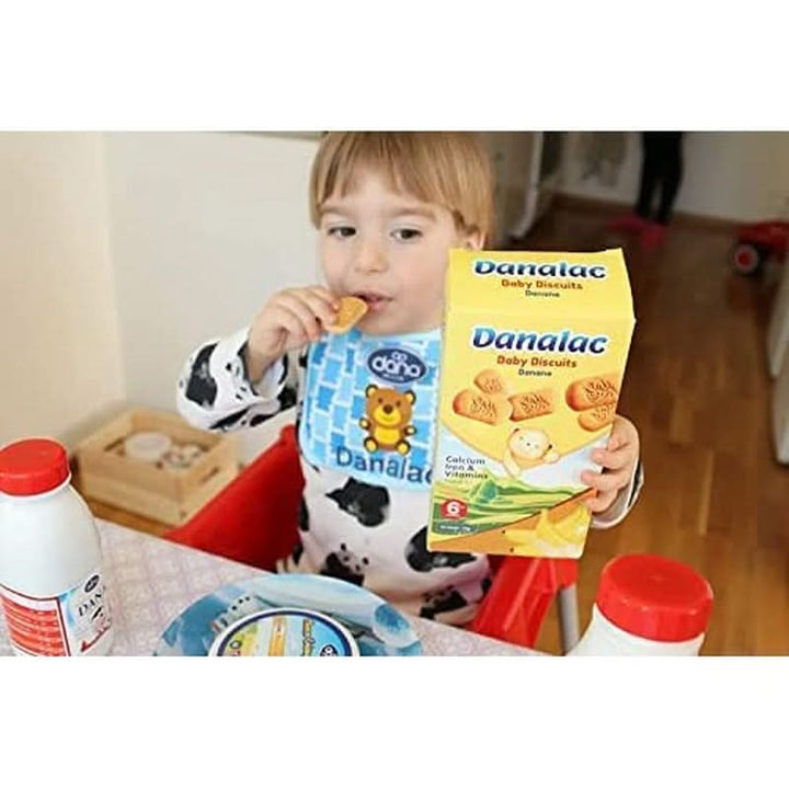 Danalac Babykekse Banane, 120 G Snacks Und Nahrung Für Kleinkinder Ab 6 Monaten Mit Kalzium, Eisen Und Vitaminen