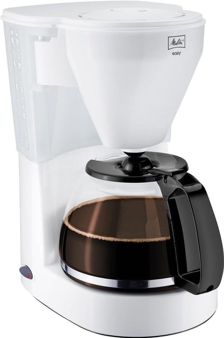 Melitta Easy Timer - Cafetieră cu filtru - Cu ulcior din sticlă - Funcție temporizator - Stop picurare - 10 cești - Negru (1010-14)