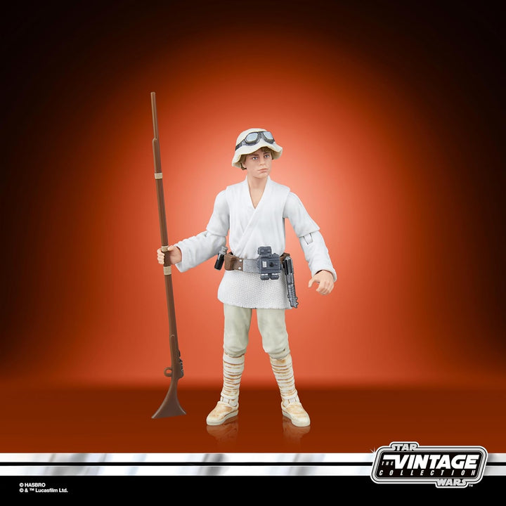 Star Wars Colecția Vintage Landspeeder & Luke Skywalker, Star Wars: O nouă speranță Figura de acțiune și vehicul, 9,5 cm