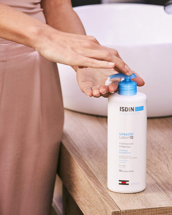ISDIN Ureadin Lotion 10 (1000ml) | Loțiune de corp cu hidratare intensivă pentru pielea uscată 10% uree