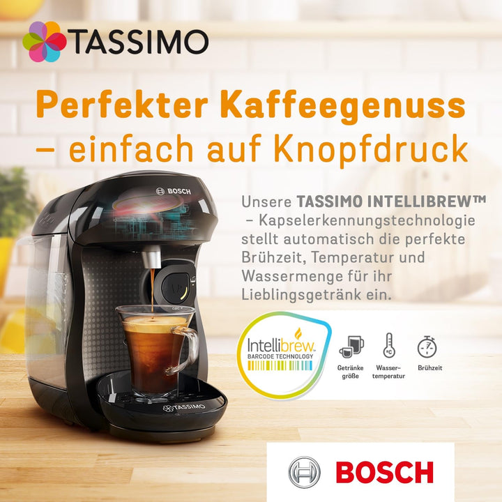 Capsule Tassimo Tea Time Ceai verde cu mentă, 5 x 16 paduri, 80 capsule de ceai