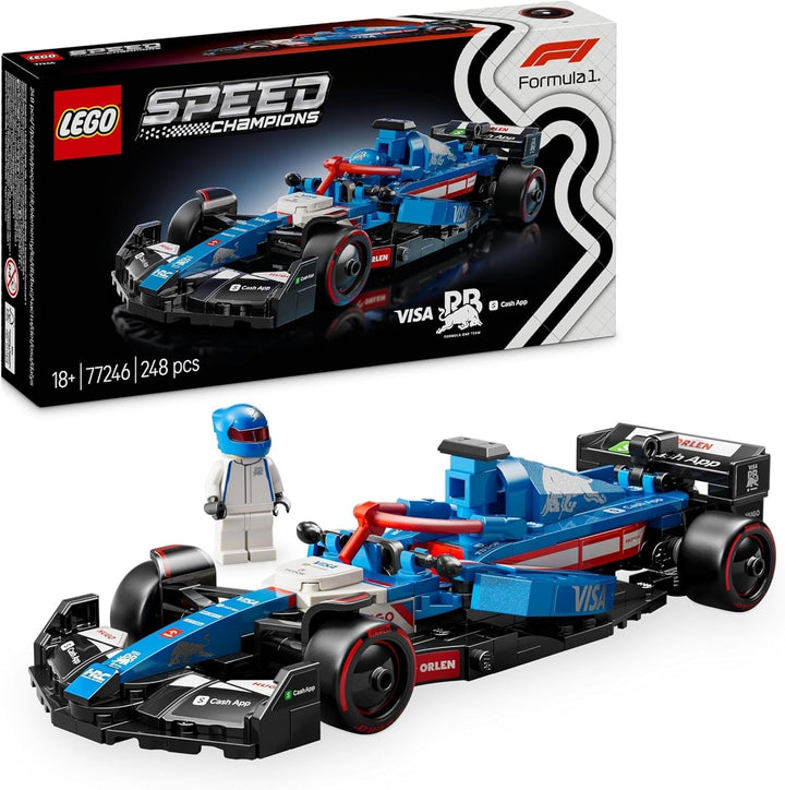 LEGO Speed Champions Mercedes-Amg F1 W15 Race Car - Jucărie cu minifigurină Formula 1 - Model de mașină de colecționat și construit - Cadou pentru băieți și fete 10+ sau fani adulți 77244
