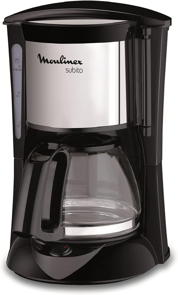 FG150825 Subito Cafetière Filtre Electrique, negru/oțel inoxidabil
