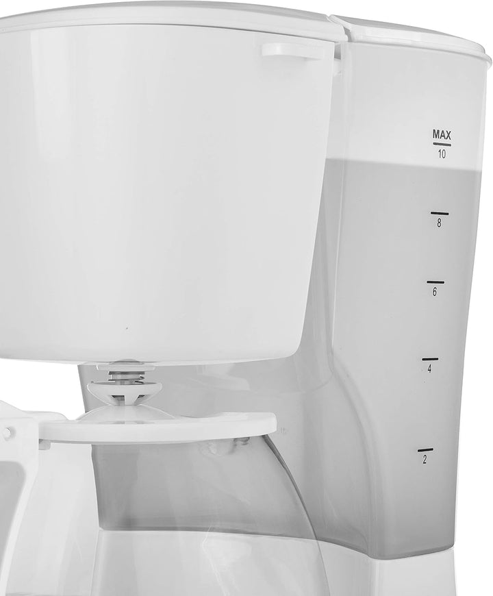 Cafetieră Tristar cu capacitate de 1,25 litri - Pentru 10-12 cești, de asemenea, pentru camping, alb, CM-1252