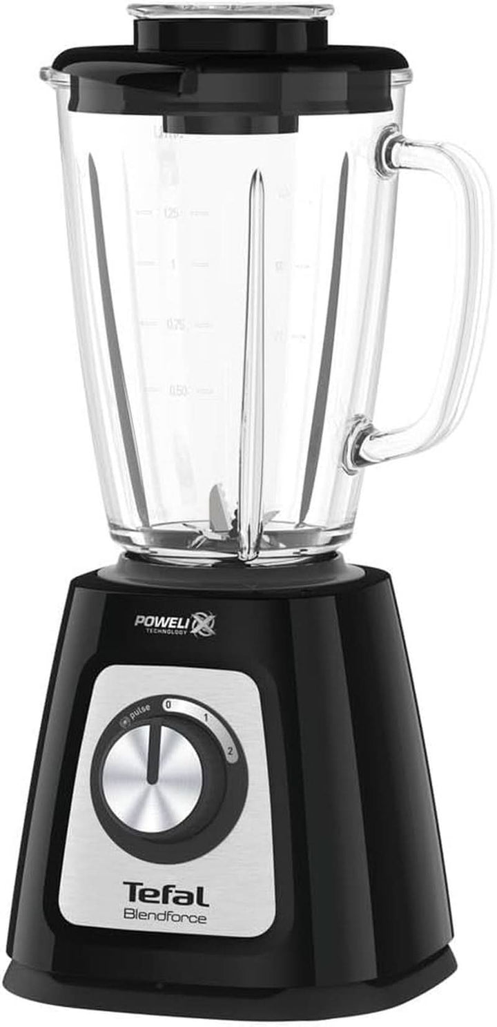 Tefal BL435831 BL4358 Standmixer, Glas, 1.75 Liters, Schwarz