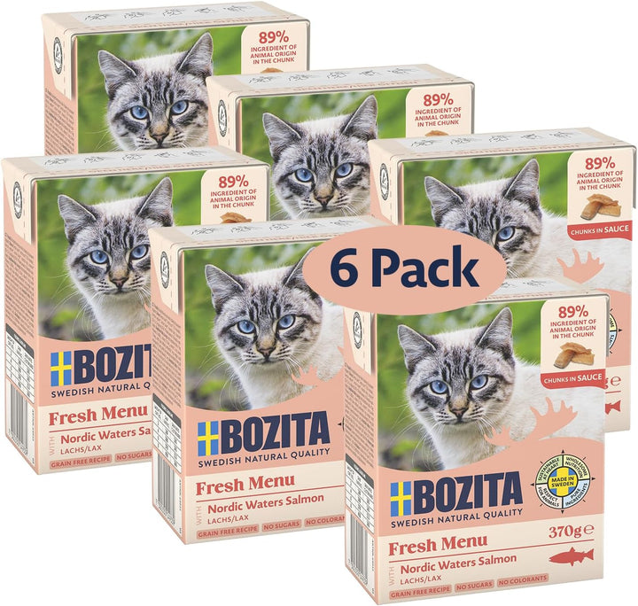 Bozita Mărunțișuri în sos cu pui și curcan Multibox 6X370G în Tetra