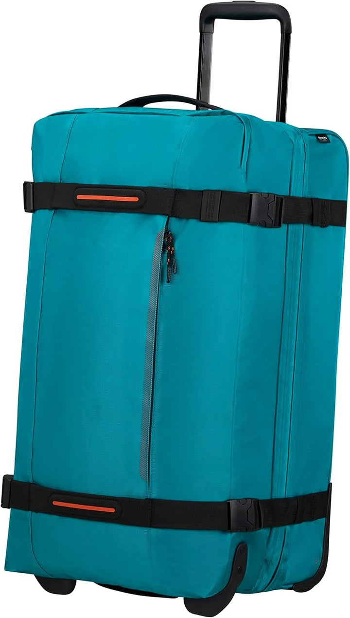American Tourister Urban Track - Geantă de voiaj cu 2 roți, 55cm, 55L, negru (Asphalt Black) - Naty Shop