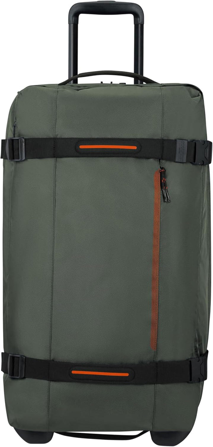 American Tourister Urban Track - Geantă de voiaj cu 2 roți, 55cm, 55L, negru (Asphalt Black) Bagaje și echipament de călătorie Naty Shop Verde (kaki închis) M (68 Cm - 84 L)