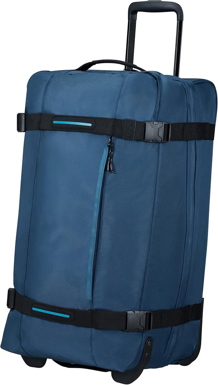 American Tourister Urban Track - Geantă de voiaj cu 2 roți, 55cm, 55L, negru (Asphalt Black) - Naty Shop