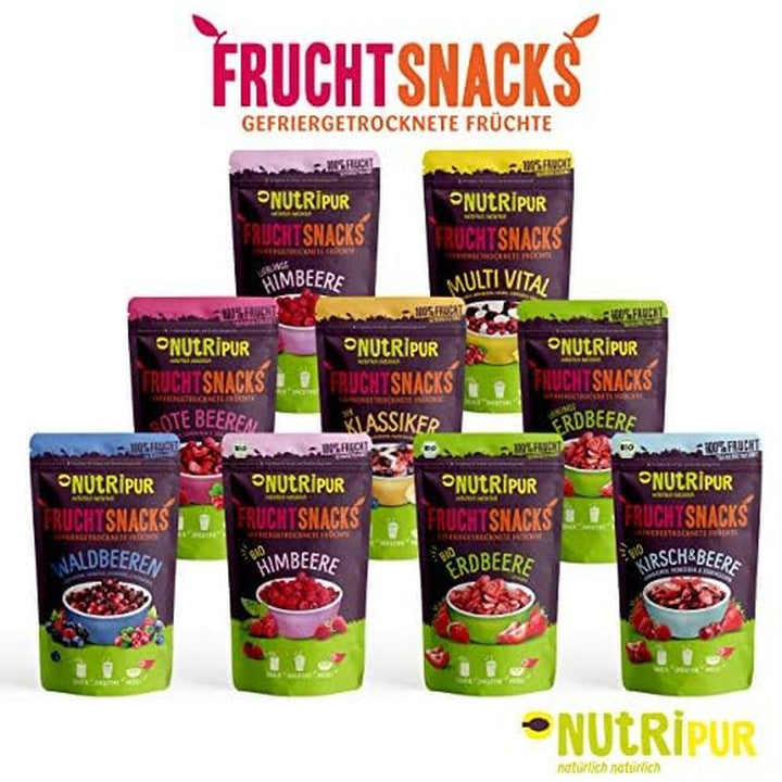 Ananas liofilizat BITS 100g bucăți mari pentru smoothie bowls, muesli, topping porridge - fructe liofilizate fără zahăr adăugat - ananas uscat - fructe de la NutriPur Produse deshidratate Naty Shop