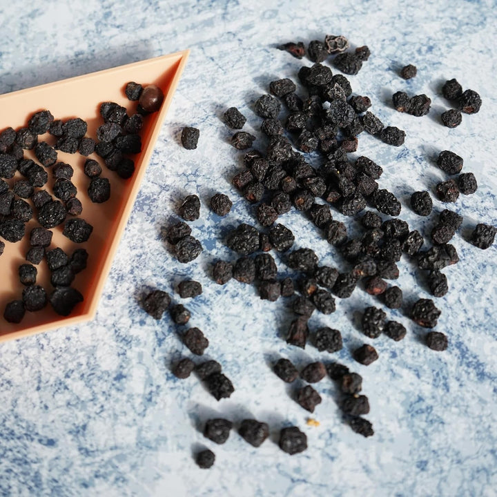 Aronia ORIGINAL fructe de aronia organice uscate 500 g | fructe de padure uscate delicat | vegan, fără conservanți, fără zahăr adăugat (conform legii) Produse deshidratate Naty Shop