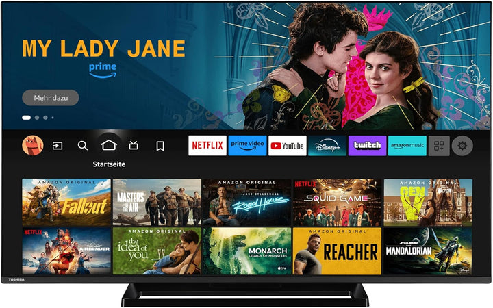 Toshiba 32 Zoll Fernseher Fire TV (Full HD, HDR, Smart TV, Triple-Tuner, Alexa Built-In, Bluetooth) 32LF3F63DAZ