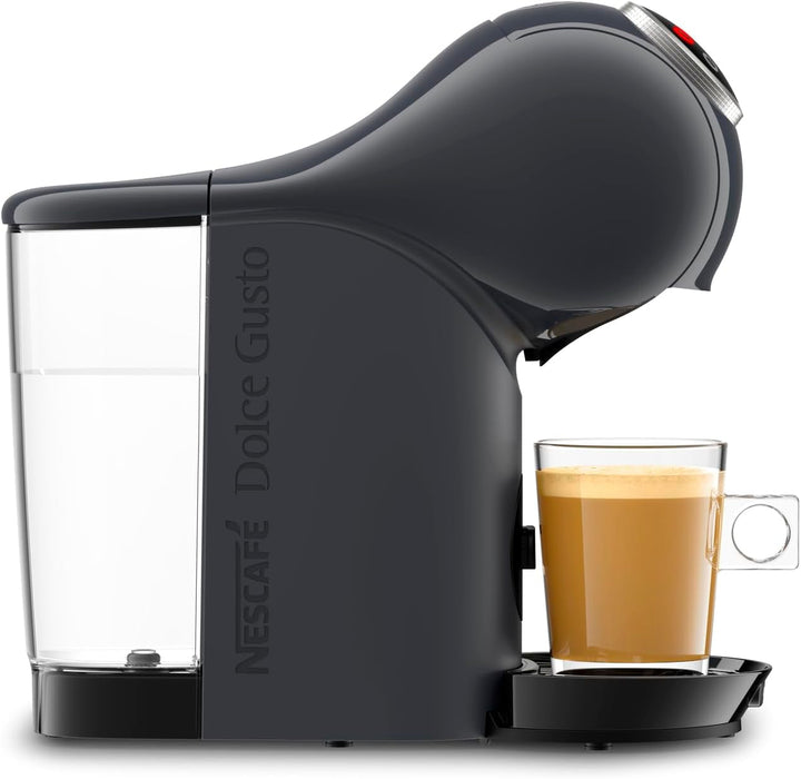 NESCAFÉ Dolce Gusto Genio S plus de Krups, Espressor compact cu capsule, Capacitate 0,8 litri, 1500 wați, Avertizare automată de detartrare, Cosmic Gray, KP340B