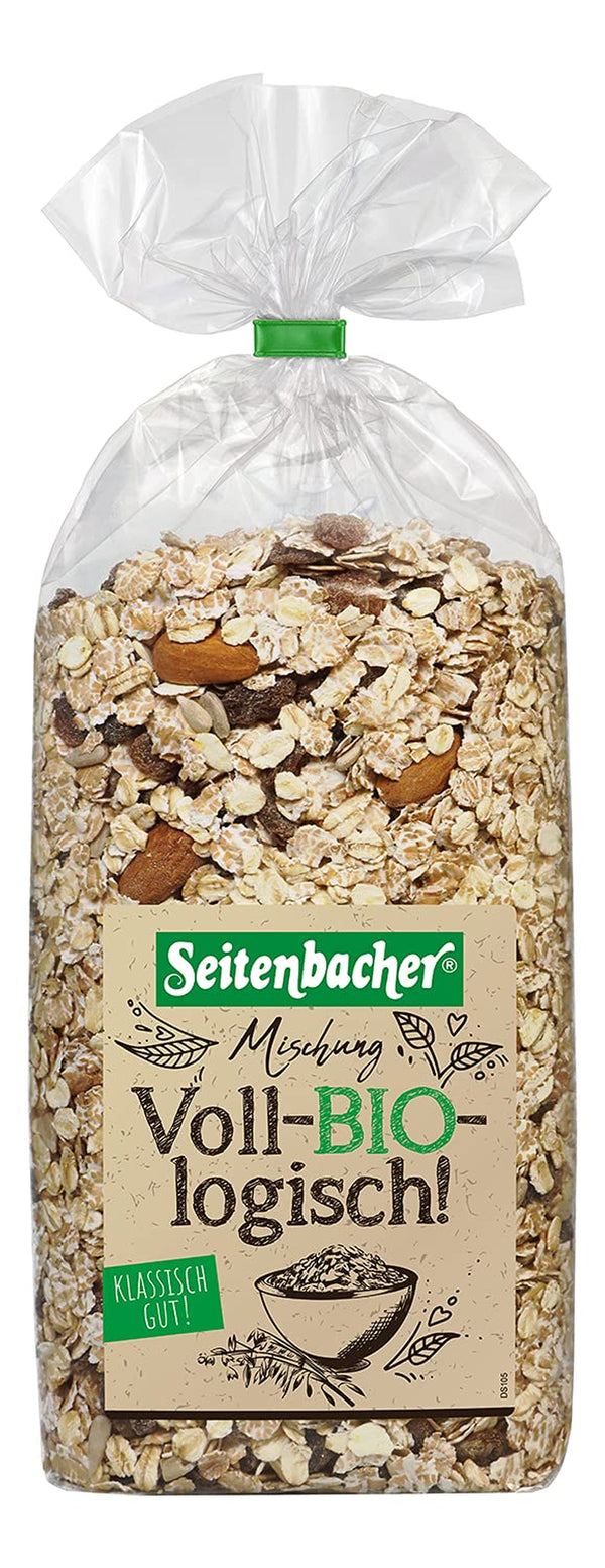 Seitenbacher Bio Müsli Voll-Biologische Mischung I Ohne Zugesetzten Zucker I Ohne Zugesetztes Fett I (1 X 750 G)