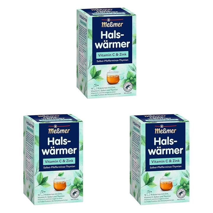 Meßmer Piele frumoasă | Vitamina C și colagen | 16 pliculețe de ceai | Fără gluten | Fără lactoză