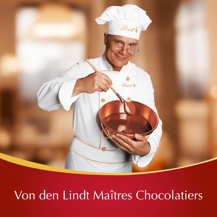 Lindt Schokolade LINDOR Kugeln Milch | 100G Im Beutel | Ca. 7 Kugeln Vollmilchschokolade Mit Zartschmelzender Füllung | Pralinen-Geschenk | Schokoladen-Geschenk