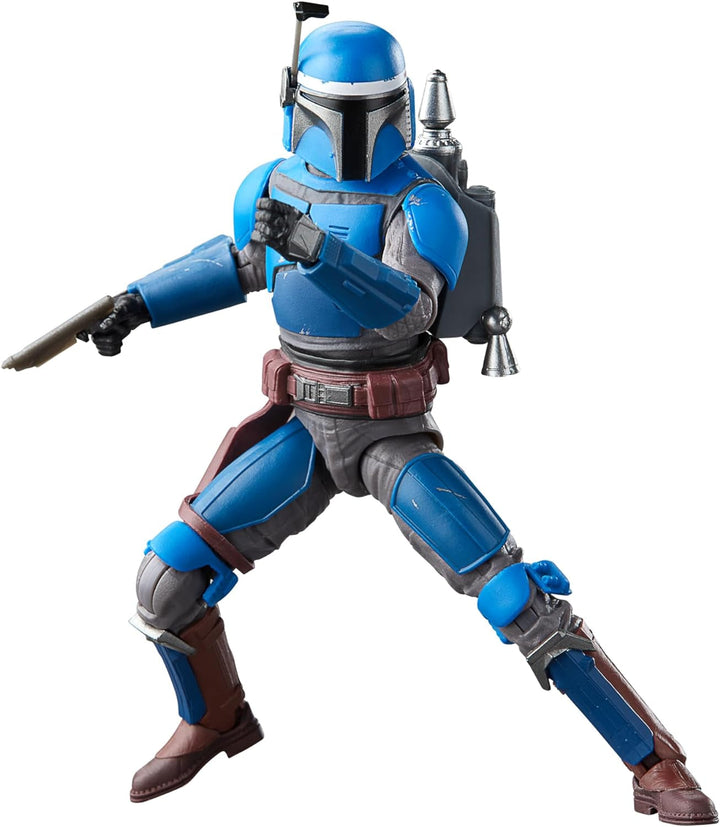 Star Wars Seria Neagră Mandalorian Privateer, Figura de acțiune pentru a colecta Mandalorian, Scala 15 Cm