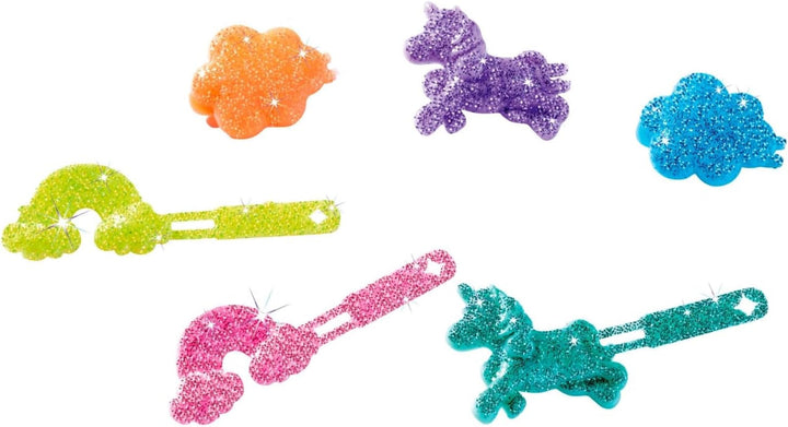 Simba 105733610 - Steffi Love Rainbow Mermaid, păpușă de îmbrăcat ca o sirenă curcubeu cu păr colorat, agrafe de păr, pieptene și aripioară detașabilă, păpușă de joacă 29cm, vârsta 3+