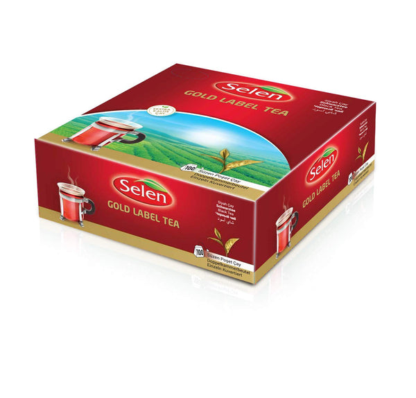 Ceai Selen Gold Label Ceai negru 100 pliculețe
