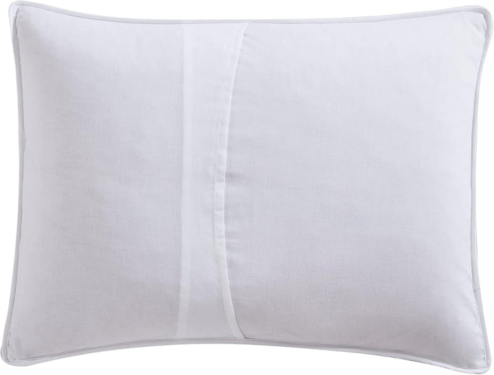 Tommy Bahama Palm Island Collection | Cuvertură - 100% bumbac, reversibilă, moale și respirabilă, pre-spălată pentru un plus de moliciune, pat king size, gri