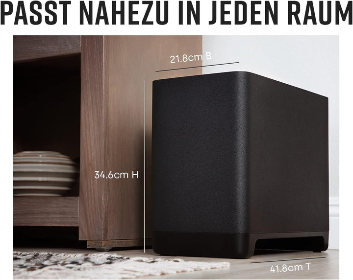 Polk Audio React Sub, Kabelloser Subwoofer Für Die Polk React Soundbar
