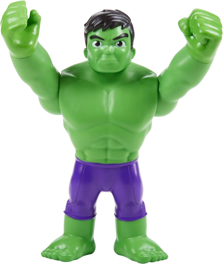 Marvel Spidey și prietenii săi uimitori și prietenii săi extraordinari, figură uriașă de erou, 22 cm, Hulk, jucărie pentru copii de la 3 ani, mărime unică