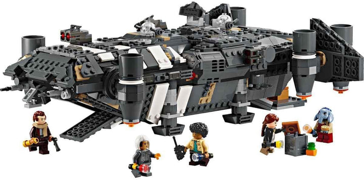 LEGO Star Wars: Skeleton Crew Onyx Cinder, navă stelară de jucărie de construit și colecționat pentru băieți și fete cu 5 personaje, idee de cadou pentru fanii de la 10 ani 75374