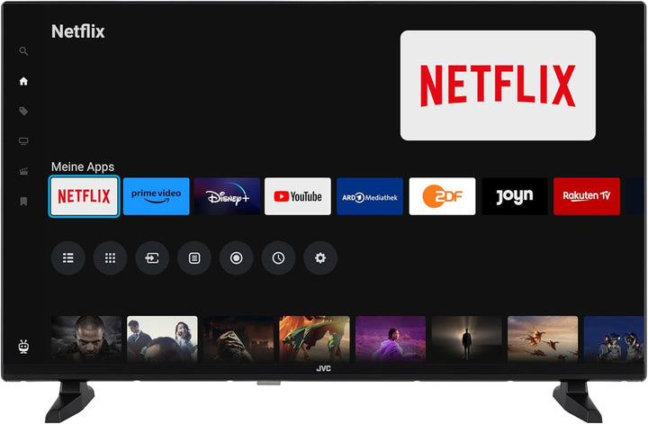 JVC Fernseher 32 Zoll Smart TV Powered by Tivo (Hd-Ready, HDR, Triple-Tuner, 6 Monate HD+ Inkl.) LT-32VH5355