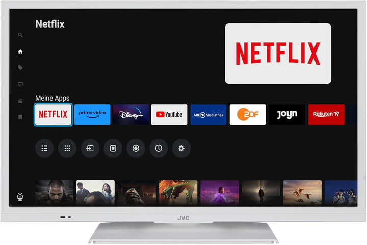 JVC Fernseher 32 Zoll Smart TV Powered by Tivo (Hd-Ready, HDR, Triple-Tuner, 6 Monate HD+ Inkl.) LT-32VH5355