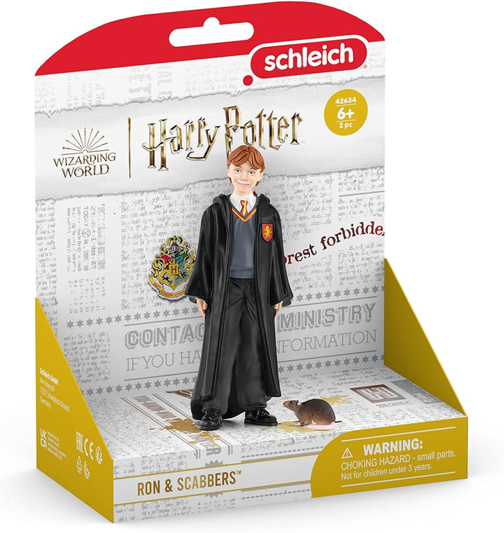 Schleich 42634 Ron Weasley & Skulls, de la 6 ani, Harry Potter - figurină de joacă, 4 X 2 X 10 cm