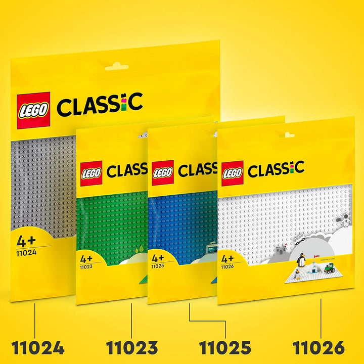 Placă de construcție LEGO 11025 Classic Blue, placă de bază pătrată cu 32X32 știfturi ca seturi de bază, jucărie de construcție pentru copii