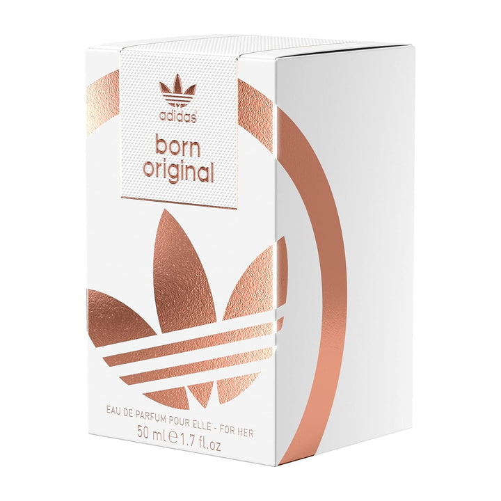 Adidas Born Original Eau De Parfum – Parfum de damă fructat-floral cu un amestec exploziv de arome contrastante – 1 x 50 ml