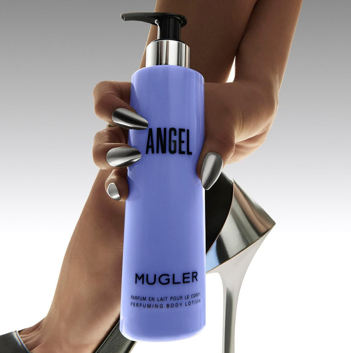 Loțiune de corp parfumată MUGLER Angel, Parfum pentru femei, Parfum gurmand cu gust de chihlimbar, Parfum fascinant, 200 ml