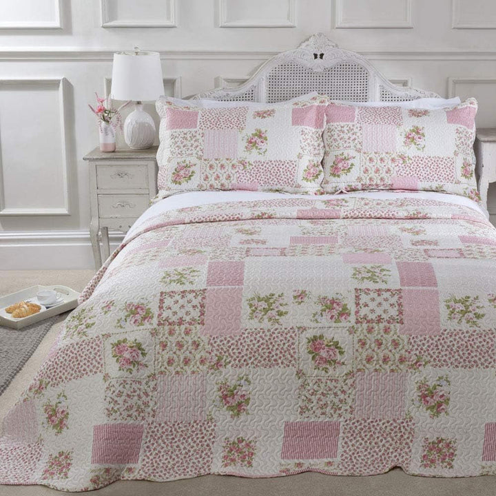 Emma Barclay, 100% Polyester Cotswold Tagesdecke FÃ¼r Einzelbett, Rosa, Rose