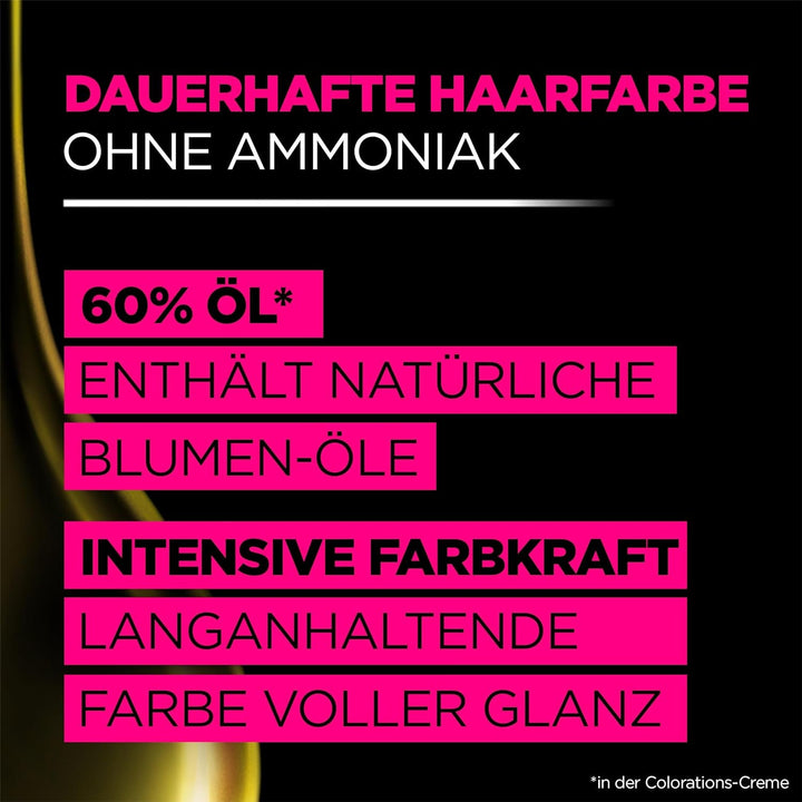 Garnier Colour & Care Set: Olia 3.0 Dark Brown Permanent Hair Colour + Repairing Hair Treatment (340ml) | Cu miere de acacia și ceară de albine pentru strălucire și suplețe | Fără amoniac Vopsea pentru par Naty Shop