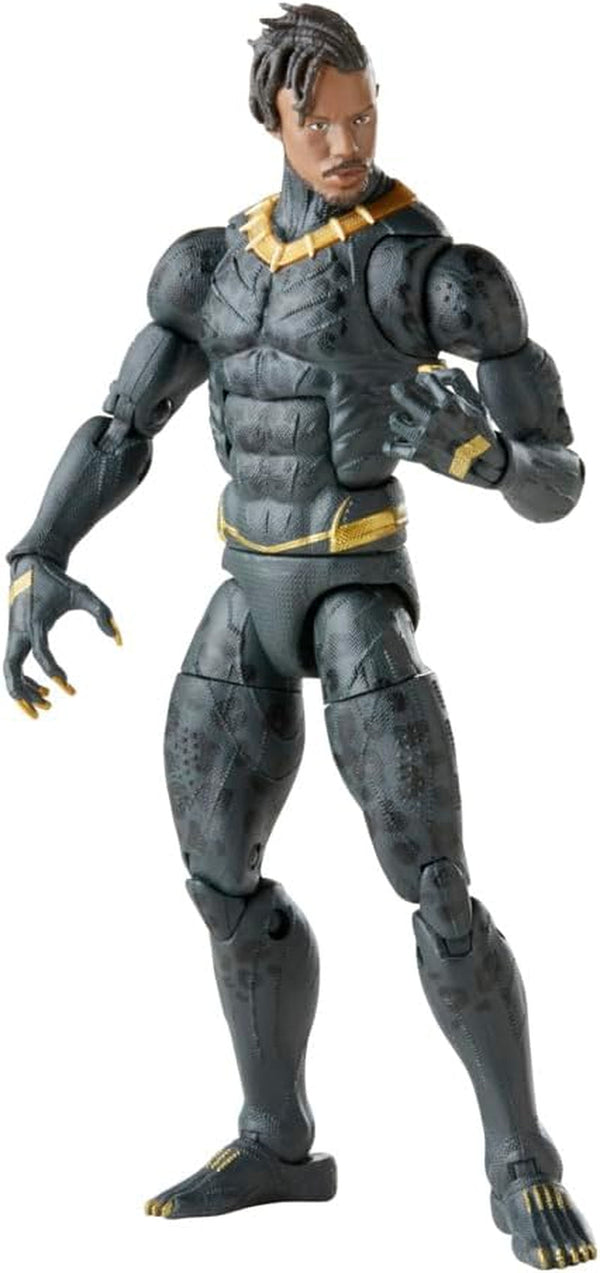 Hasbro Marvel Legends Series Black Panther Legacy Collection Killmonger, 15 cm figurină de colecție cu 5 accesorii