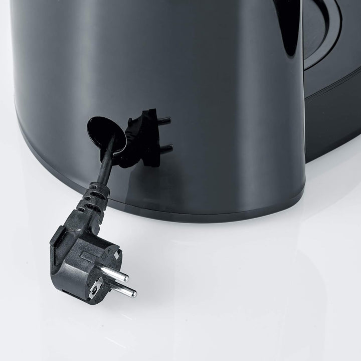 SEVERIN Cafetiera "Tip" cu ulcior de sticlă, cafea aromată, preparată rapid și silențios cu cafetiera pentru până la 10 cești, filtru de cafea, negru, KA 4815