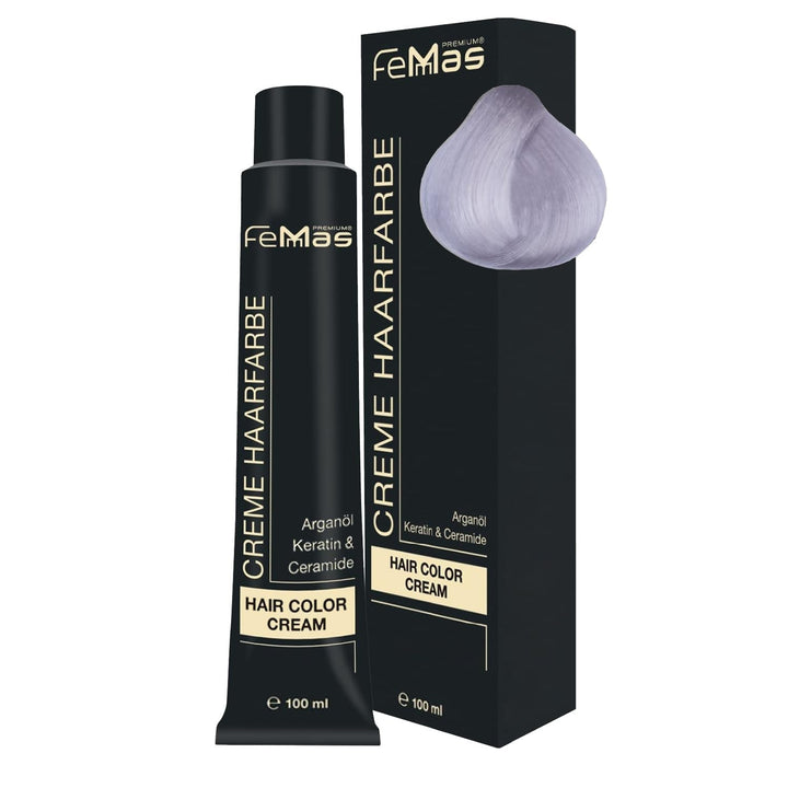 FemMas Hair Colour Pure & Mix Red I Cremă profesională cu ulei de argan, keratină și ceramide I Ca o vopsea de păr permanentă sau nuanță pentru rezultate radiante, de lungă durată I 100 ml
