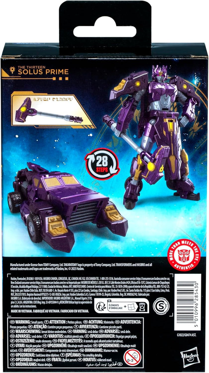 Transformers Age of the Primes Deluxe-Class the Thirteen Solus Prime Action Figure