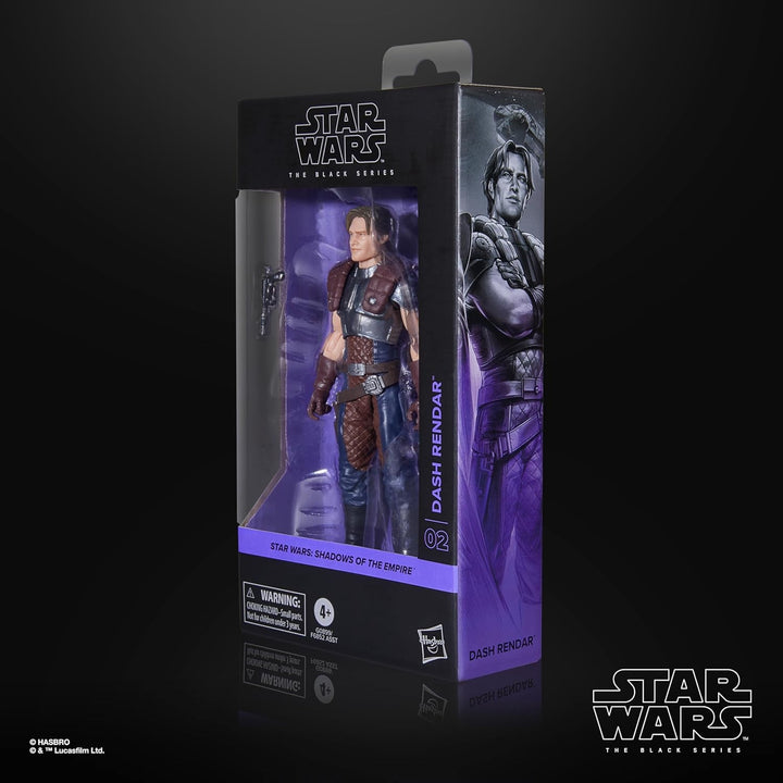 Star Wars Seria Neagră Dash Rendar, Star Wars: Umbrele Imperiului Personaj de colecție (15 cm)