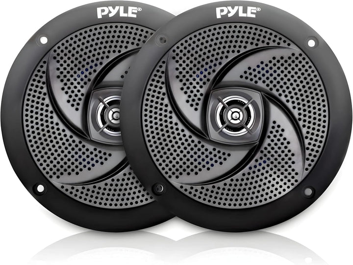 Pyle Outdoor Lautsprecher Boxen, Musikbox – Marine Speaker, Outdoor Box – Wasserdichte Box Outdoor 240W Als Auto Lautsprecher Oder Boot Marine Lautsprecher Als 2-Wege-Lautsprecher Passiv in Weiß