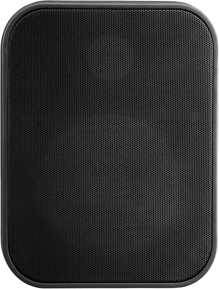 Pronomic OLS-5 BK DJ PA Outdoor-Lautsprecher Für Garten, Terrasse, Restaurant (80 Watt, Schutzart IP56, 8 Ohm, 5,25" Woofer) Schwarz