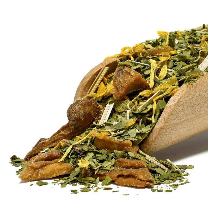 Verde Mate Green Mango &amp; Maracuya 0,5Kg | Ceai de fructe Mate | Gustul exotic al ceaiului Mate | Puterea răcoririi | Stimulare naturală | Ceai Mate din Brazilia | 500 G